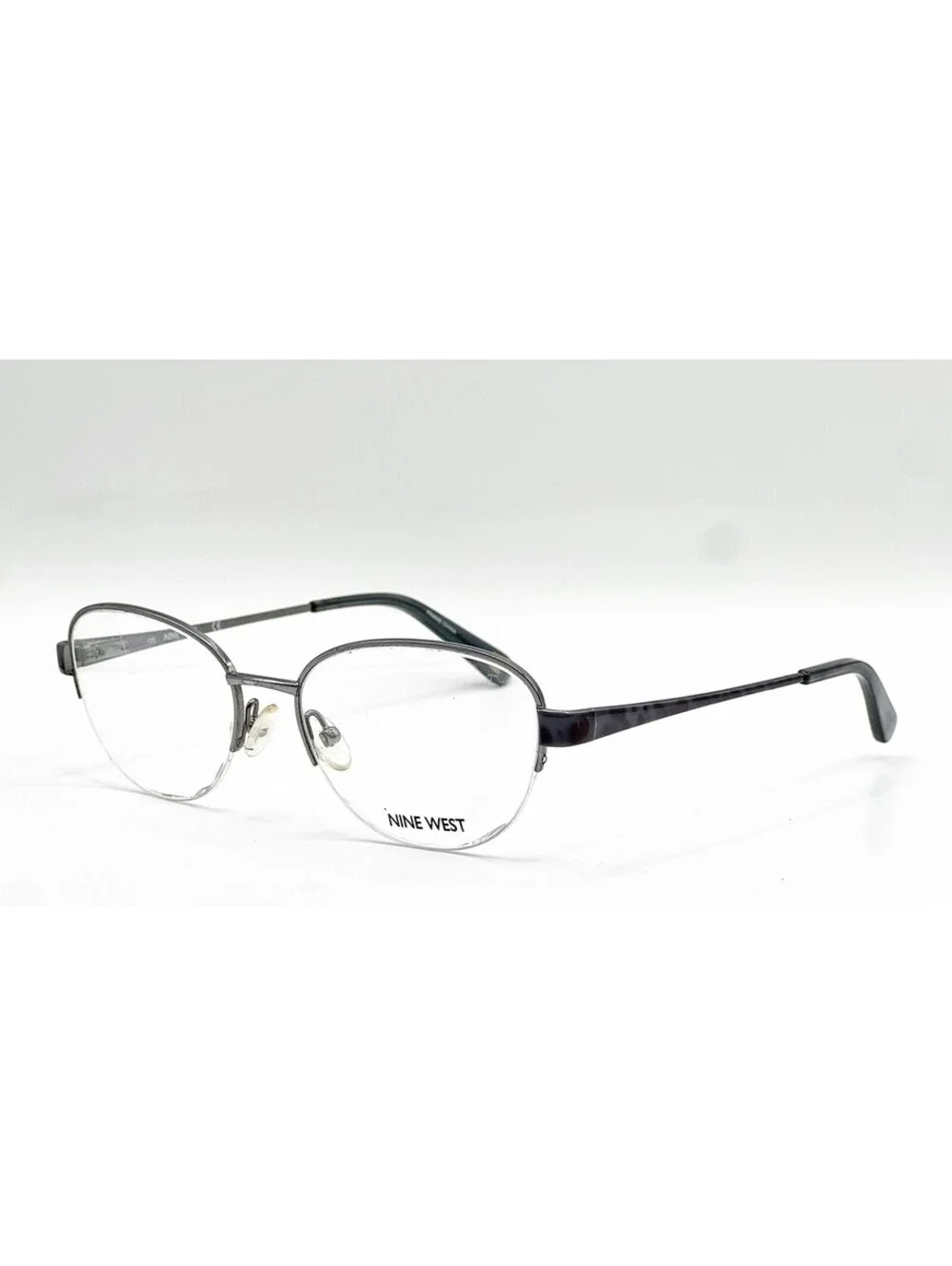 Nine West Nw1060 035 Light Gunmetal Authentic Eyeglasses 52-17-135