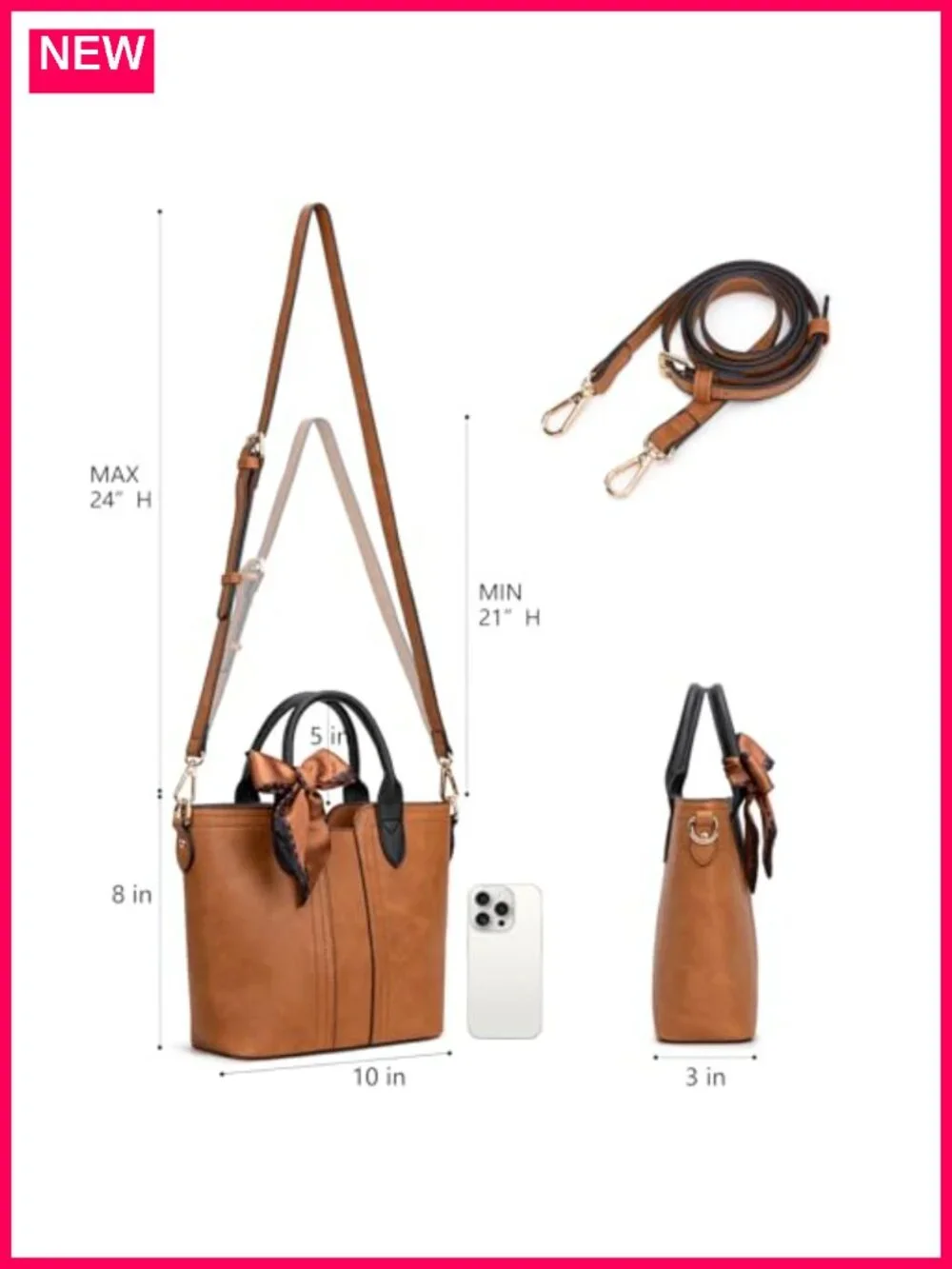 N/A crossbody tote