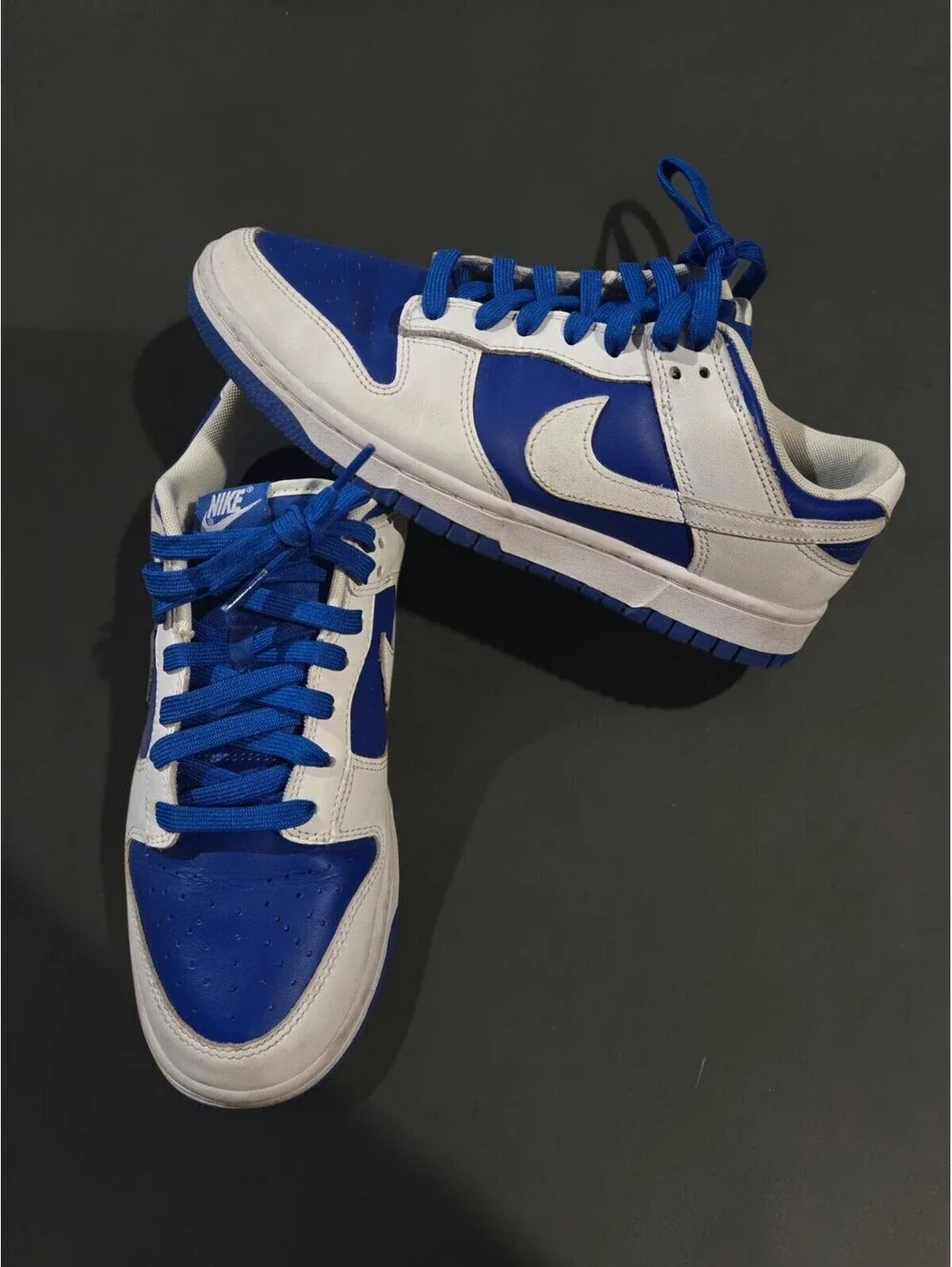 Nike Dunk Low Racer Blue White DD1391-401 Men's Size 9 Excellent