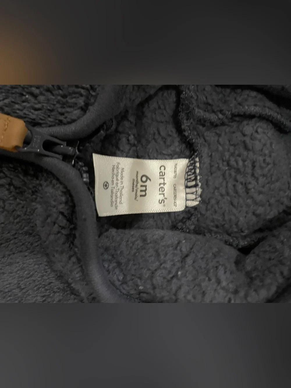 Carters soft sherpa