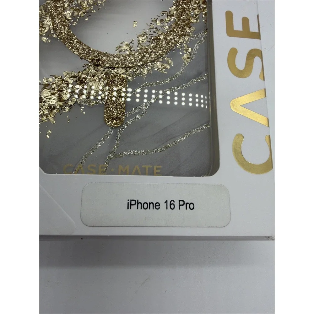 Case-Mate iPhone 16 Pro Max Case MagSafe - Stylish Marble -‎ Karat Granite