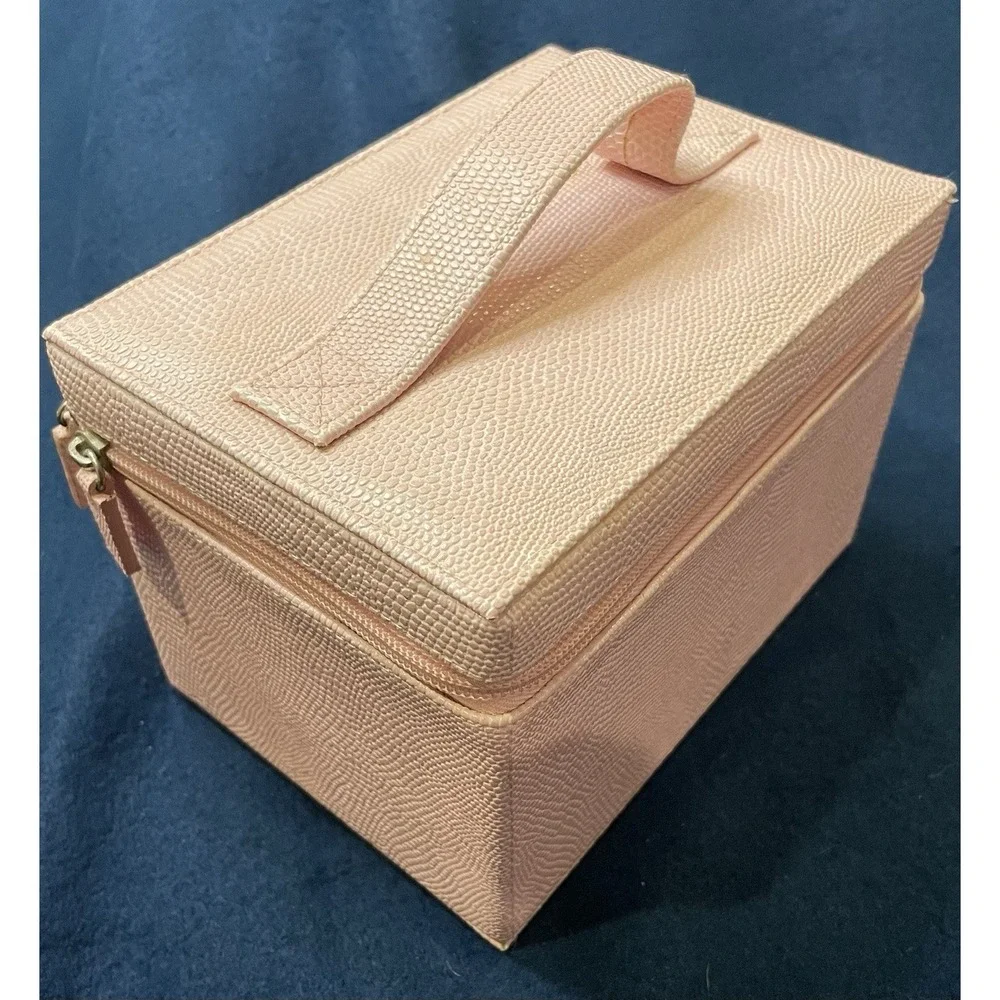 Polo Ralph Lauren Romance Pink Snake Skin Travel Case 7