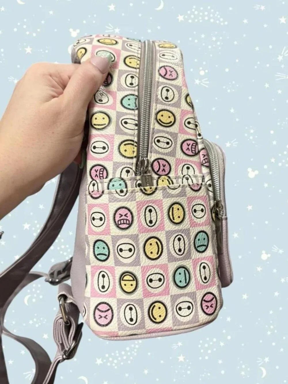Danielle Nicole Disney Big Hero 6 Baymax pink backpack