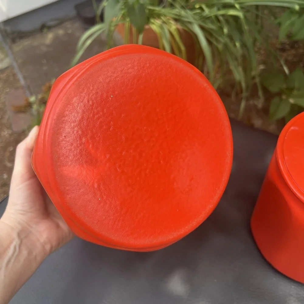 Kromex aluminum canisters