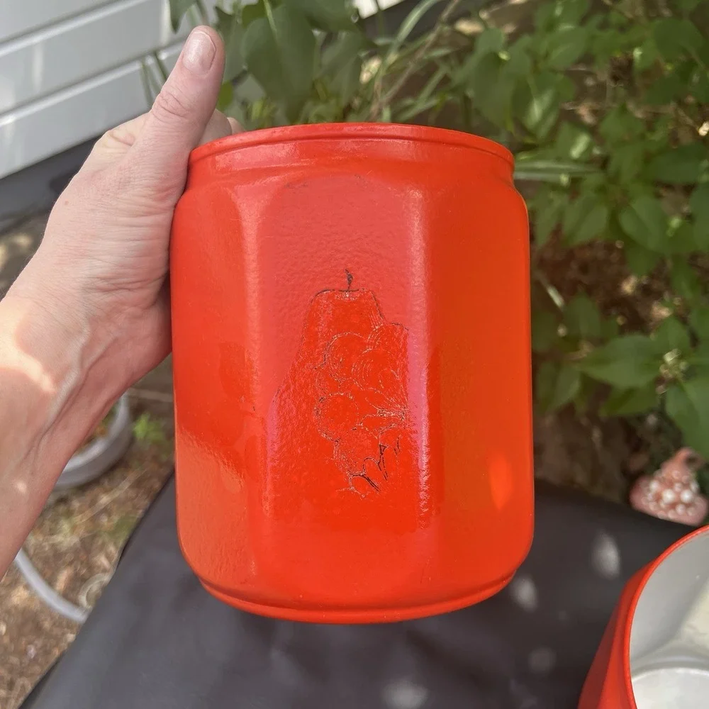 Kromex aluminum canisters