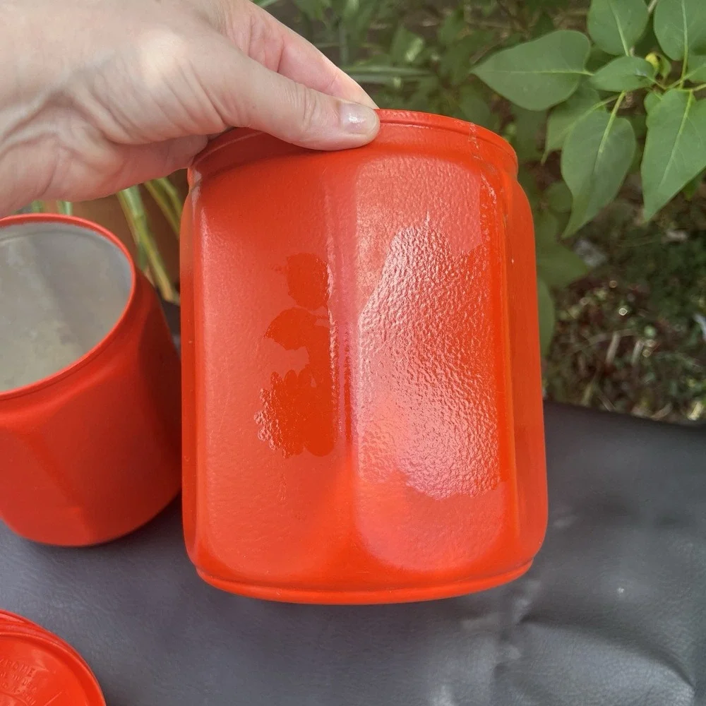 Kromex aluminum canisters