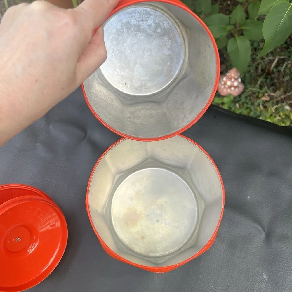 Kromex aluminum canisters