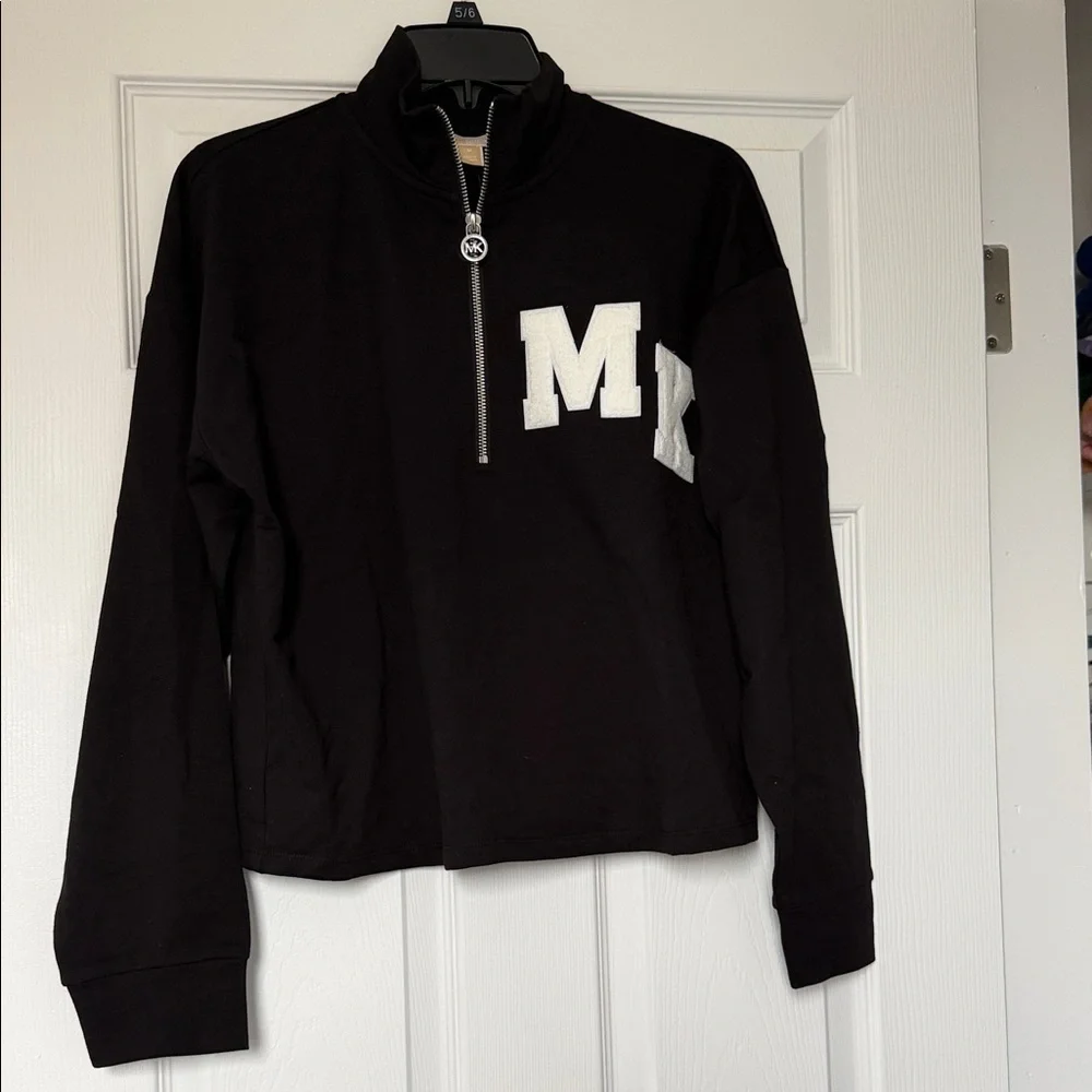 Michael Kors Black Pullover with Tan Label