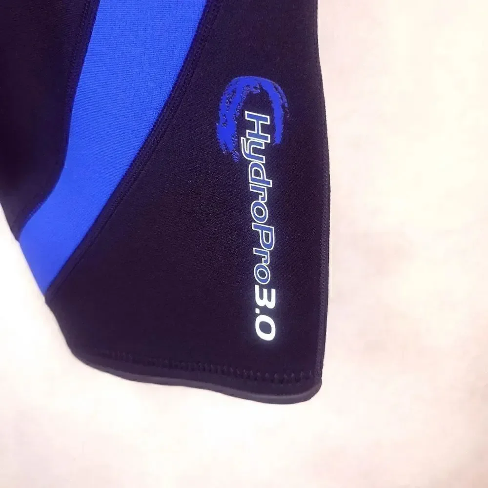 Hydropro 3.0 Black Blue Short Sleeve Wetsuit Size Medium