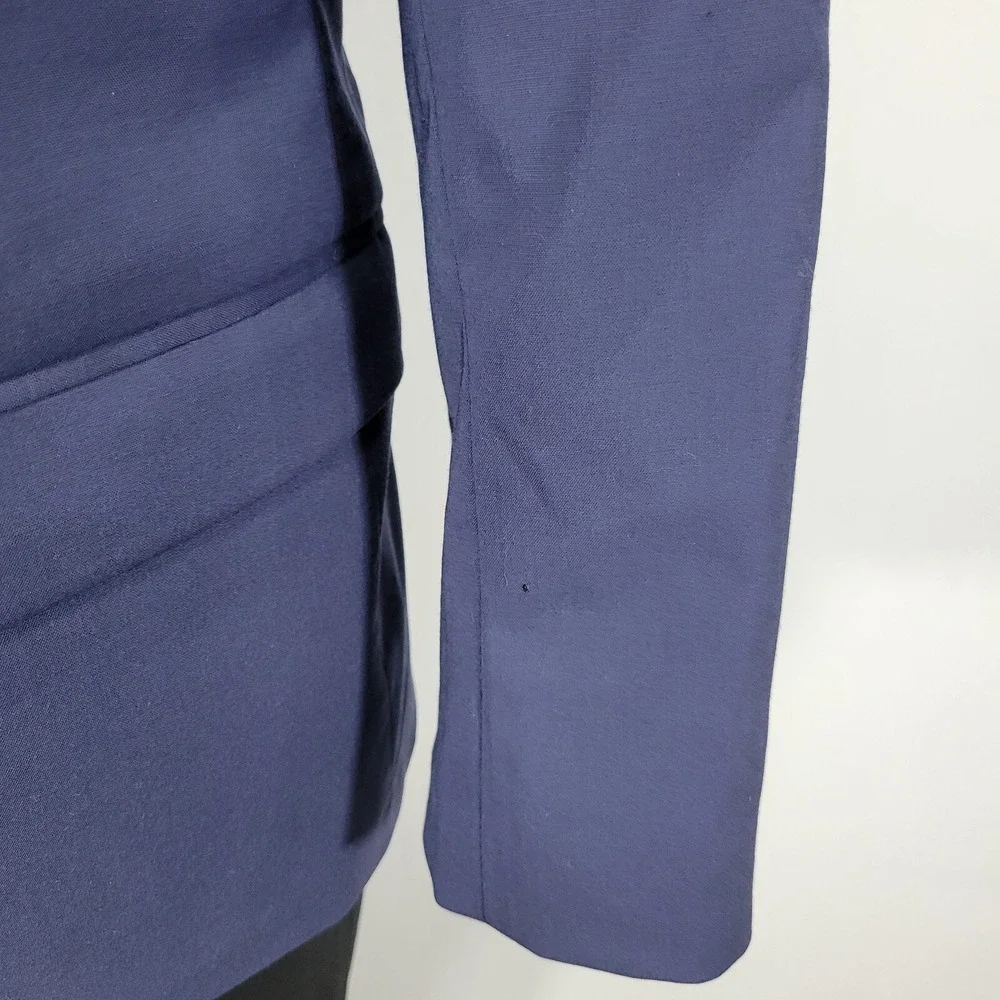 Lauren Ralph Lauren Men's Sport Coat Blazer Navy Blue Stretch Wool‎ Size 40S