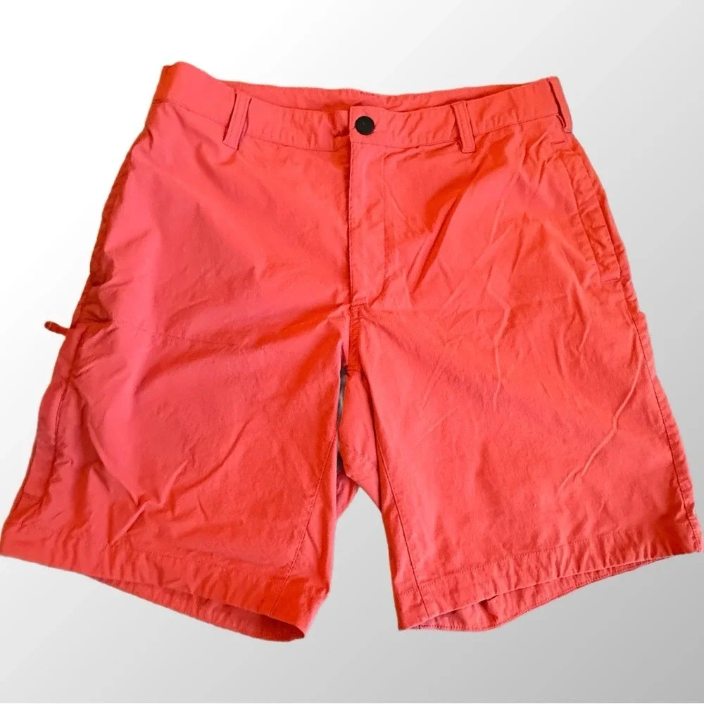 The North‎ Face Shorts Men's Size 32 Red Nylon Spandex Performance Shorts