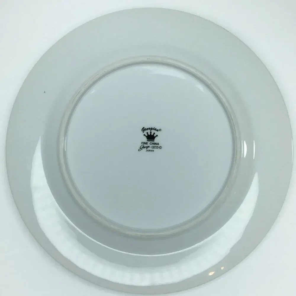 GEORGIAN Fine China George Good Vintage Happy‎ 25th Anniversary 10 5/8