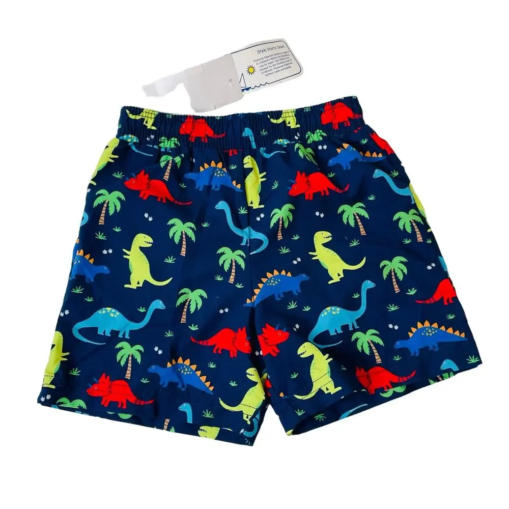 NWT Florence Eiseman 24M Dinosaur Print Swim Trunk