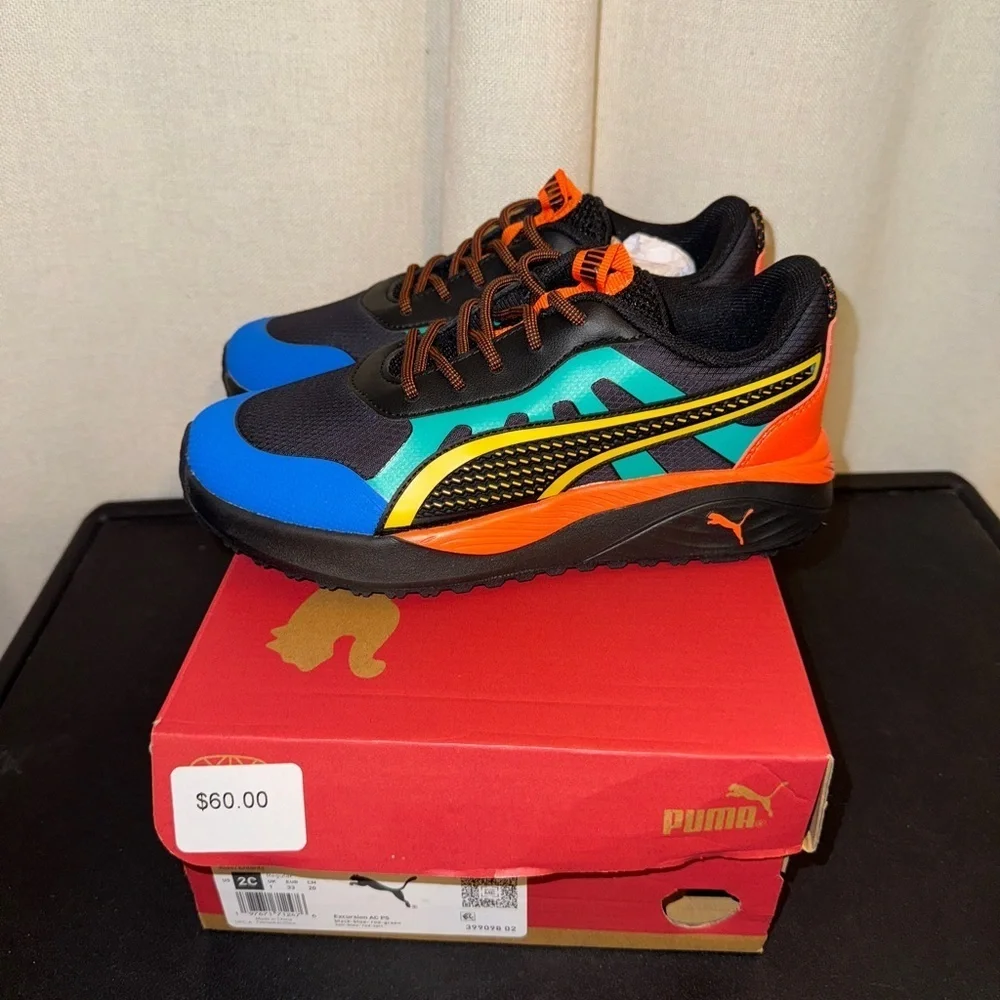 Puma Boy Shoes Sz 2c