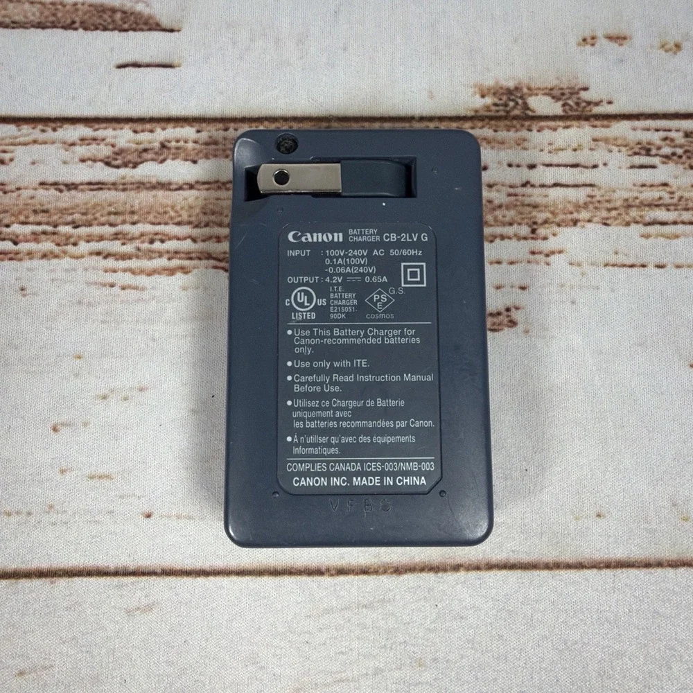 OEM Canon CB-2LV Battery Charger Wall Plug In Unit Only for NB-4L Tested Works