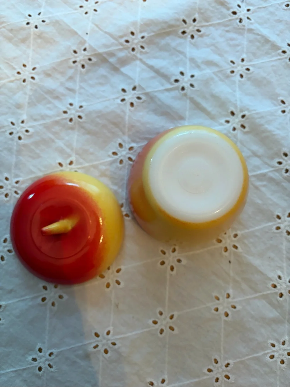 Hazel Atlas Milk Glass Apple Jam Jar