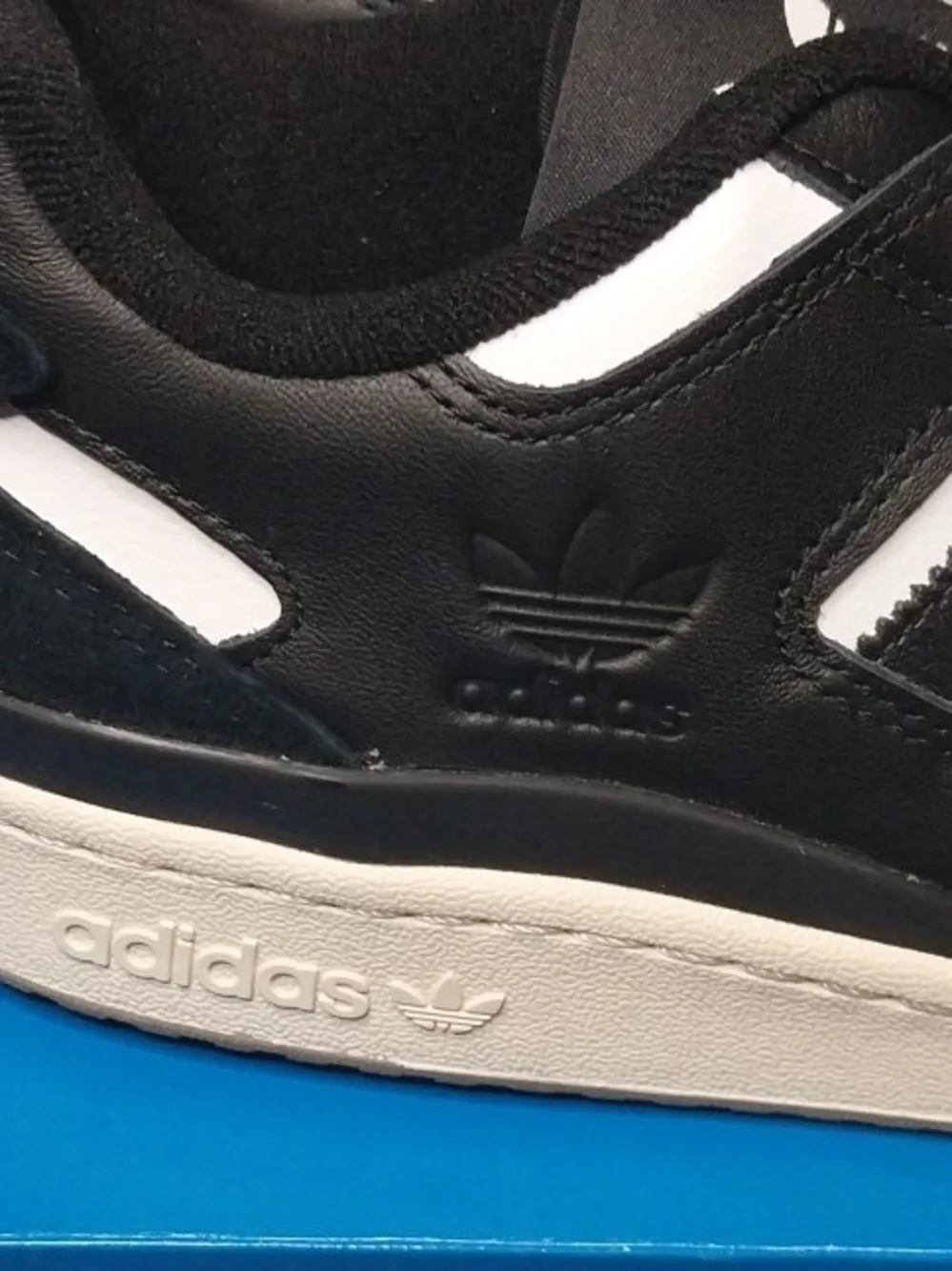 adidas Forum Low Men's 12 Black and White Low-Top Sneakers
