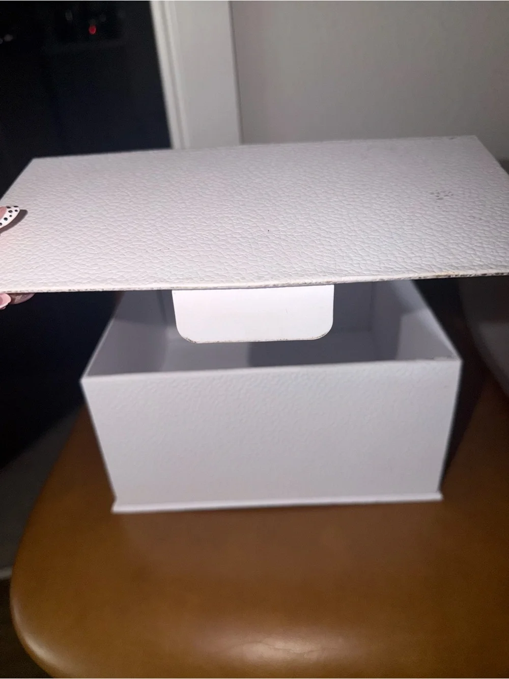 Dior White Box with Gold Logo