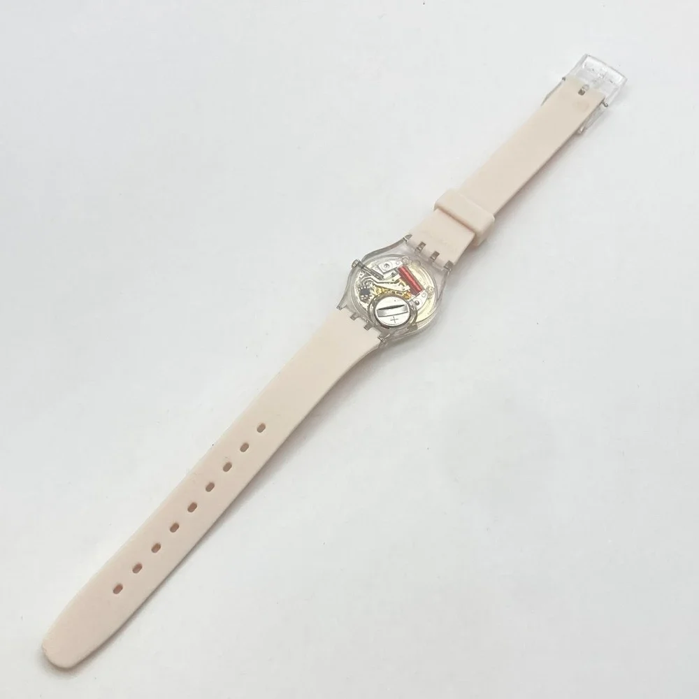 Swatch Quadretten Women's Watch 25mm Pastel Pink LK372 Swiss WR New Battery 8