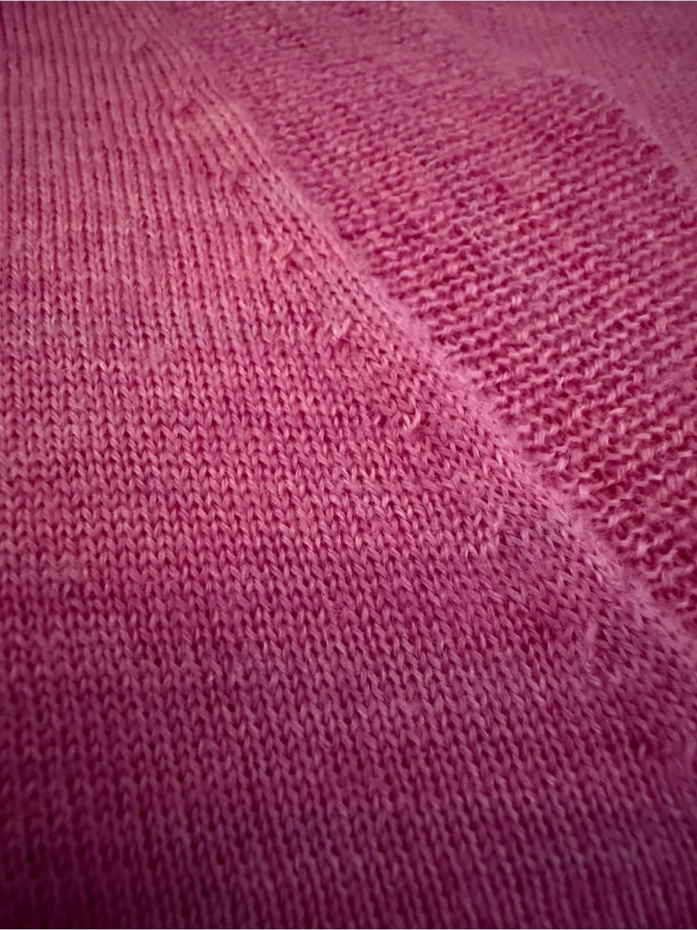 J. Crew V-Neck Merino Wool Sweater in Beautiful Thulian Pink