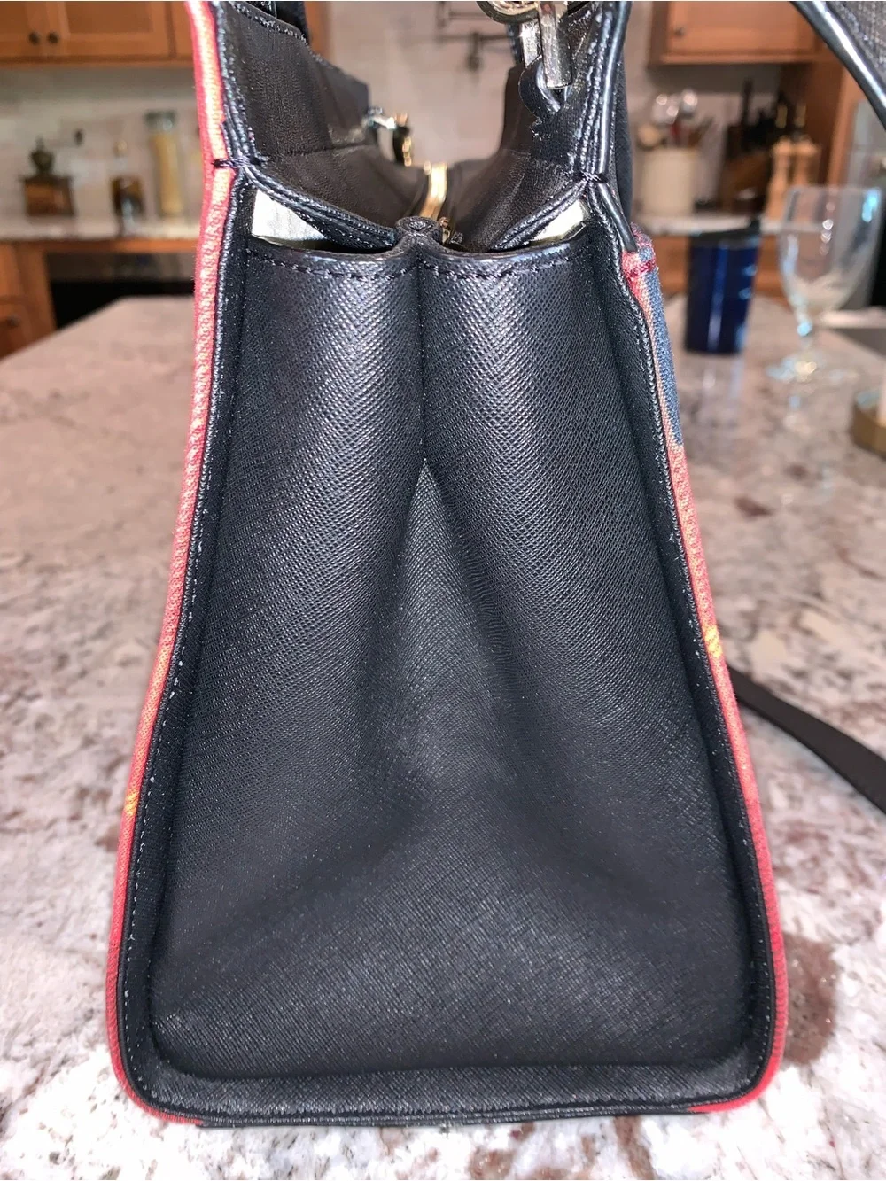 ❤️ KATE SPADE PLAID 2 WAY BAG HANDBAG CROSSBODY NEW WITHOUT TAGS!
