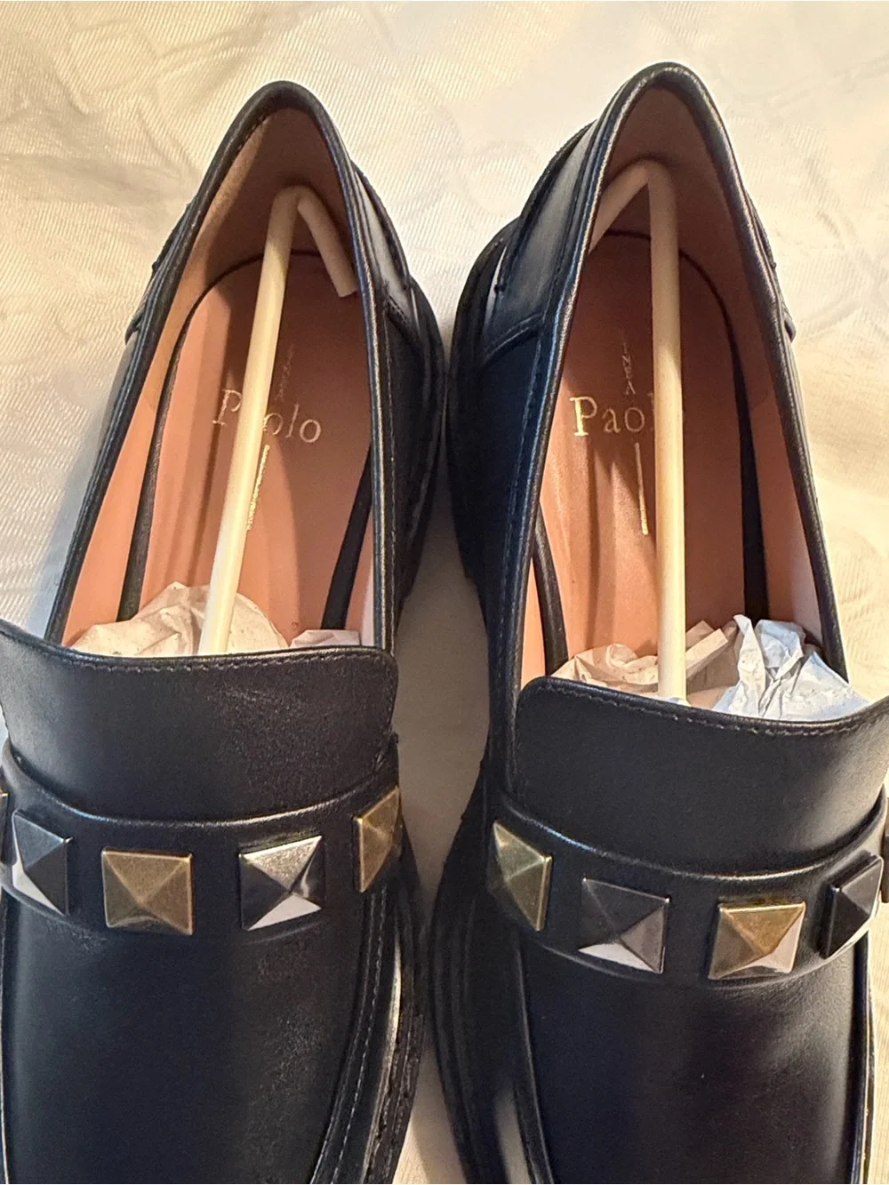 Paolo 75” leather loafer