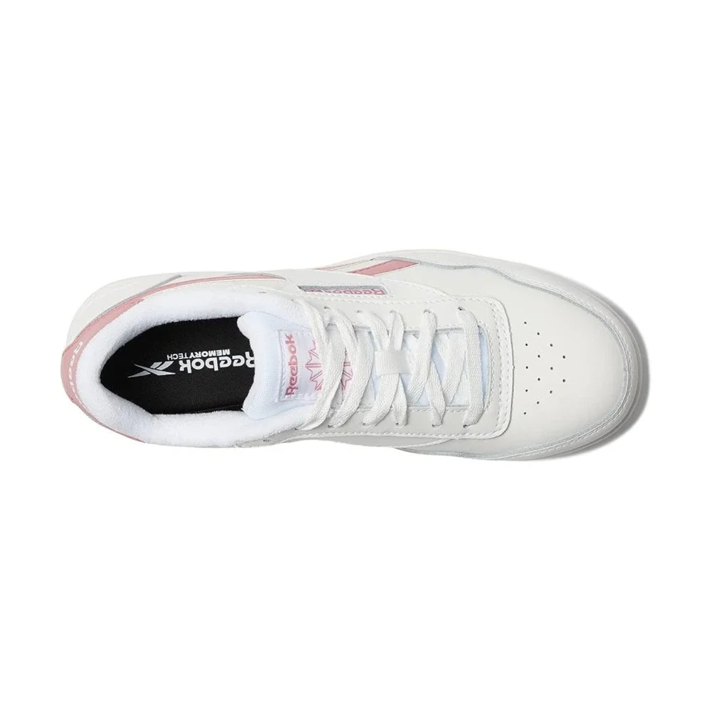 Reebok RB116 Women's Work Sneakers 11.5M White Pink Memory Foam Footbed‎