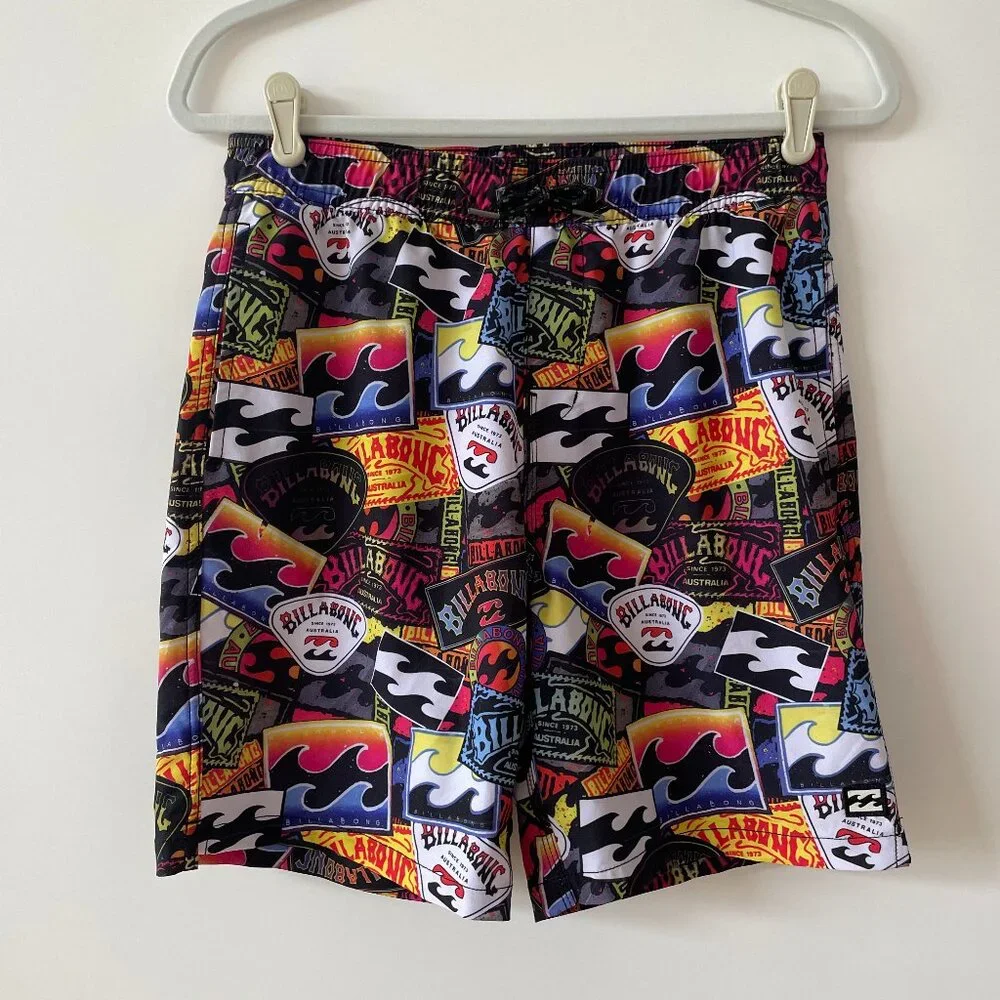 Billabong Boy's Recycler Sunday Layback Swim‎ Trunks, Size Large, ABBBS00141