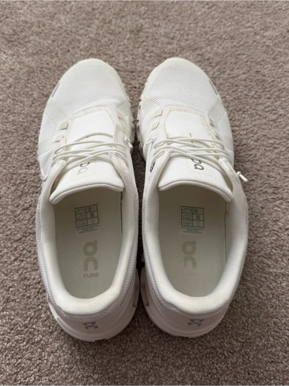 On Running size worn