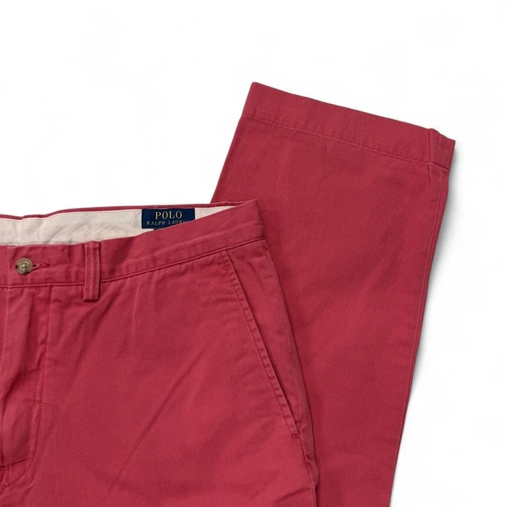 Polo Ralph Lauren Chino Pants‎ Crimson Red Mens 34 x 30 Classic Fit NWT Cotton