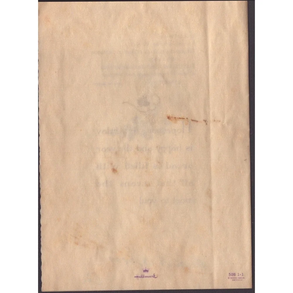 N/A vintage hallmark