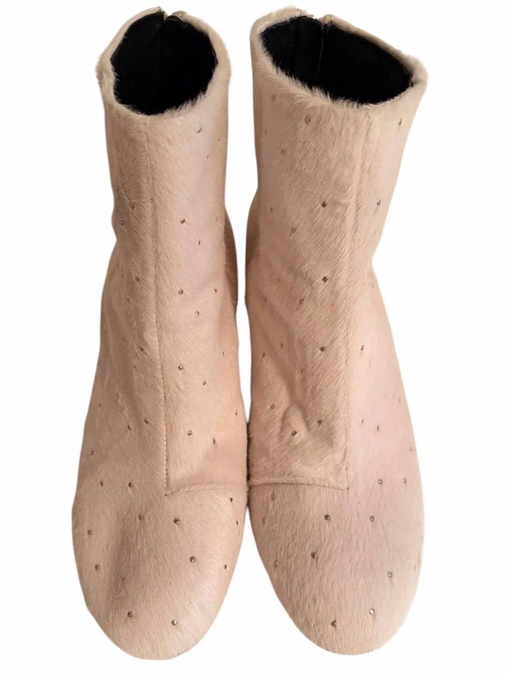 Rag & Bone White Studded Calf Hair 