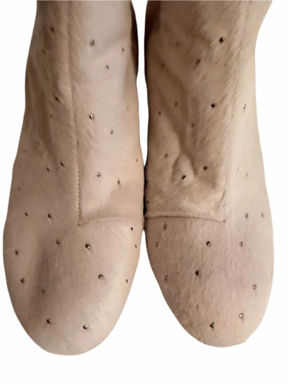 Rag & Bone White Studded Calf Hair 