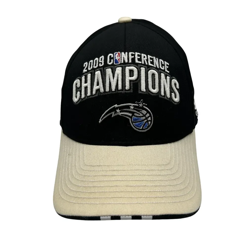 Orlando Magic Hat Cap Strap Back One Size Black NBA Basketball Finals adidas