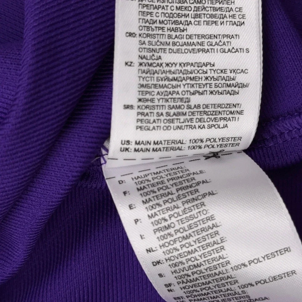 Adidas Orlando City SC Polo Shirt Men's XL Purple Climalite Stretch Soccer MLS