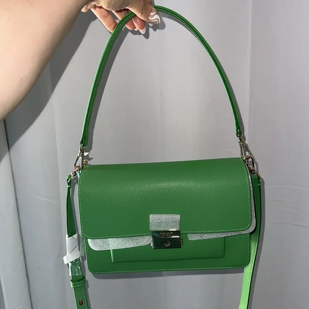 Kate Spade Voyage Small Grain textured Shoulder / Crossbody Bag💚