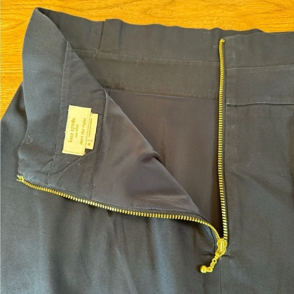 Kate Spade Midnight Blue Piper Skirt A-line 6
