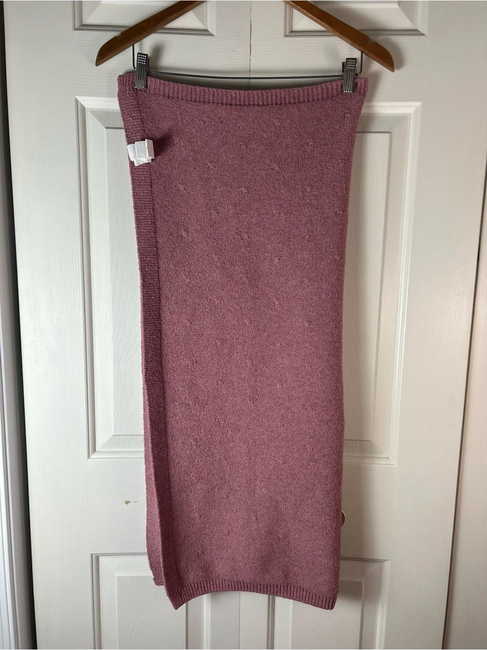 Bearpaw Baby Blanket Sweater Knit Raised Dots Texture