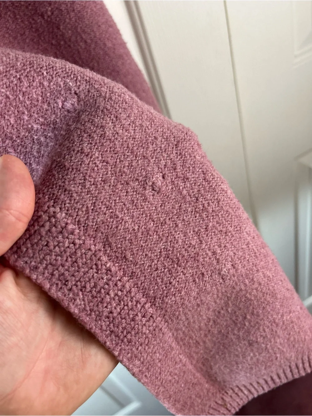 Bearpaw Baby Blanket Sweater Knit Raised Dots Texture