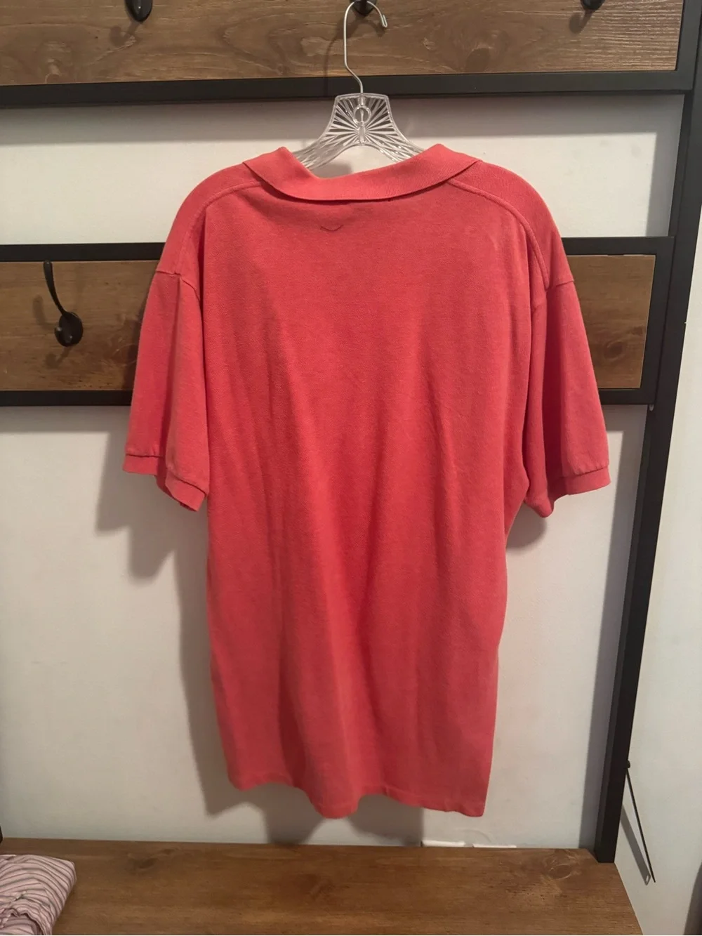 Ralph Lauren Men’s Coral Polo Shirt with Contrast Logo