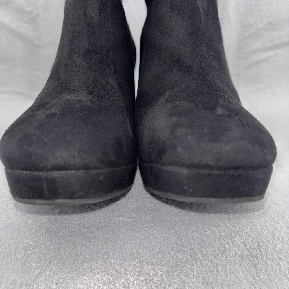 H&M black suede