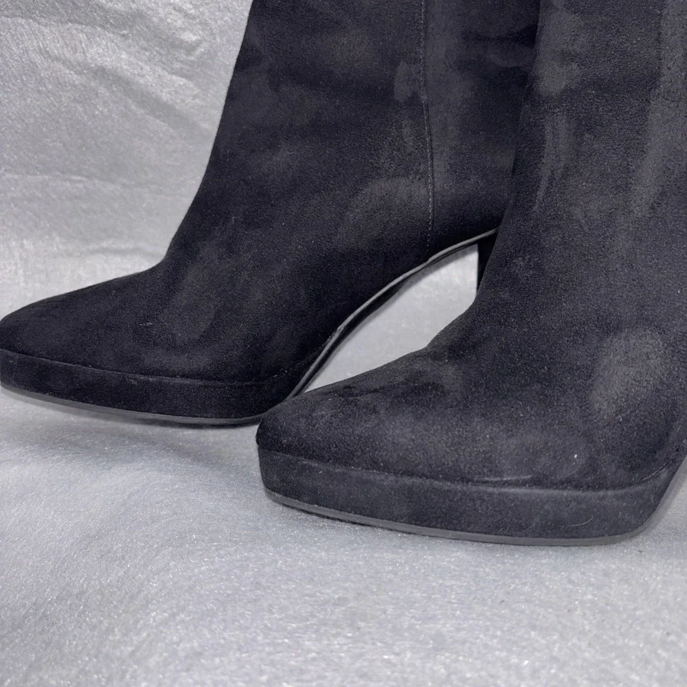 H&M black suede