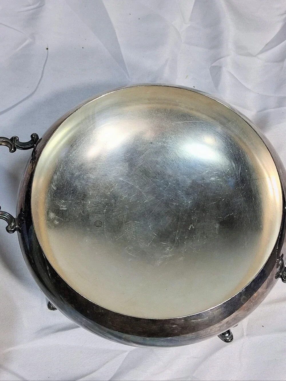 Wallace Silverplate Covered 1950's Covered Casserole or Vegetable Serving Dish