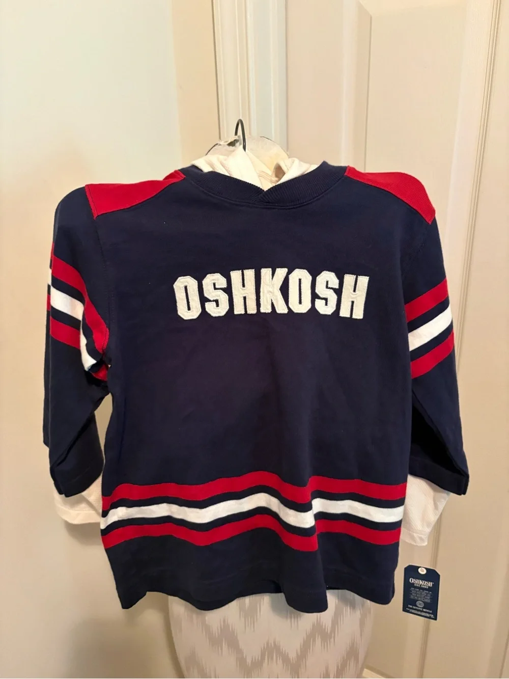 OshKosh Bgosh red design accents