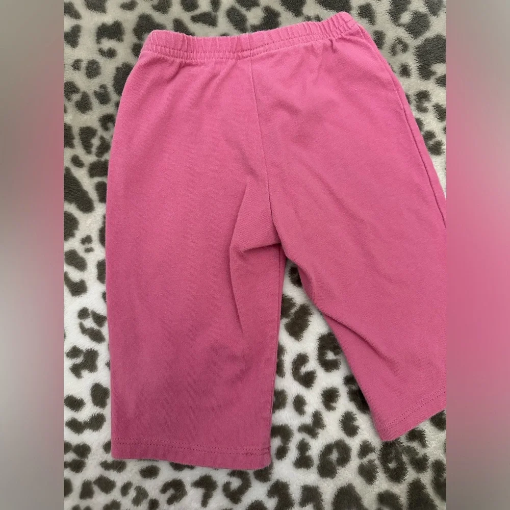 Carter’s Embroidered Bunny Leggings in Pink Size 6 months