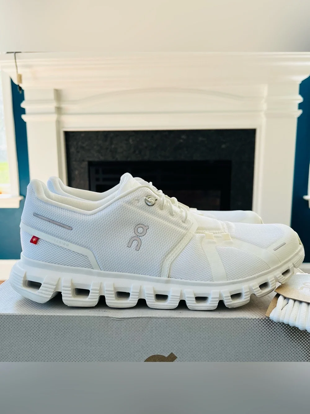 Sz 10 On Cloud 6 Women's Running Shoes All White 3WF10061200
