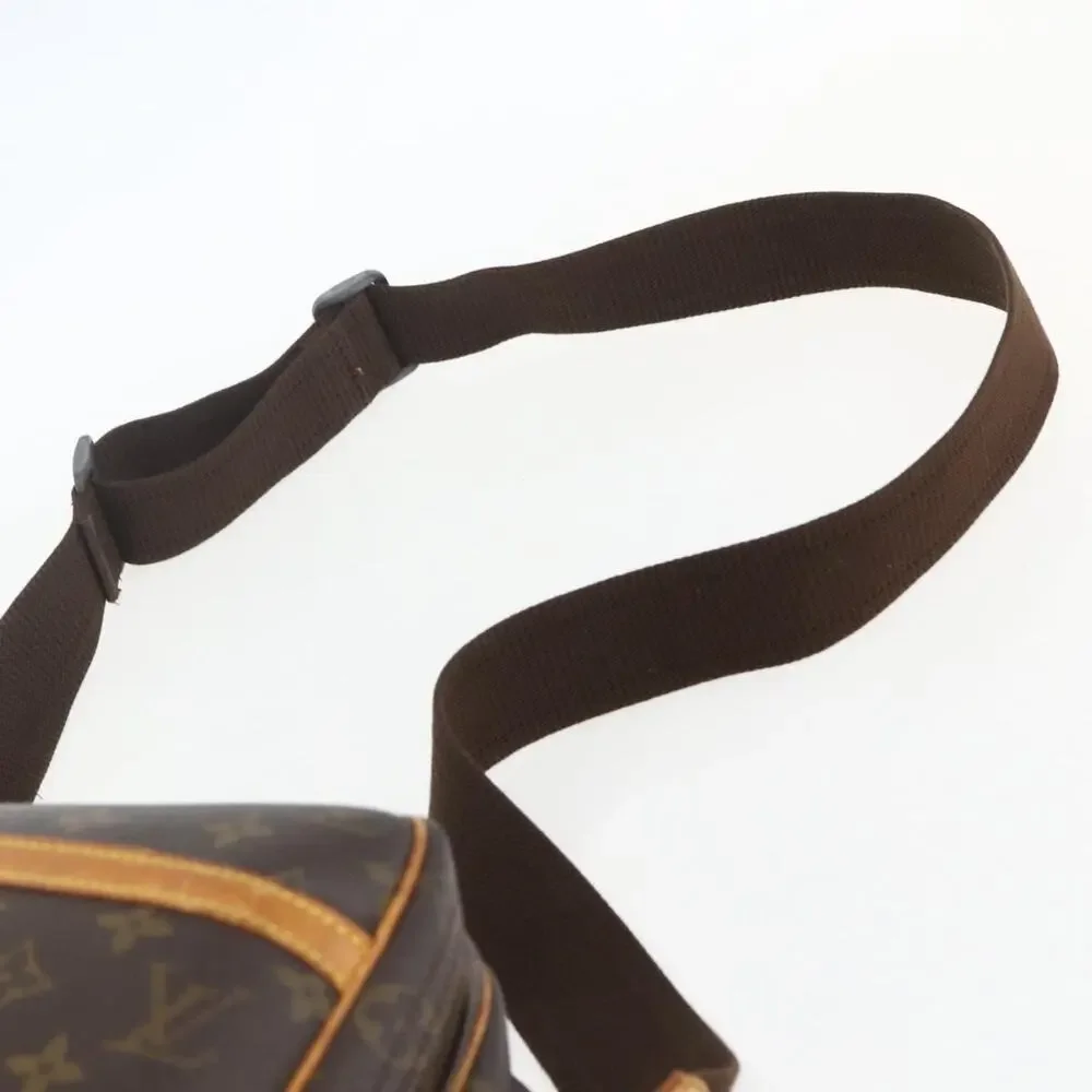 Louis Vuitton Monogram Reporter PM Shoulder Bag Brown