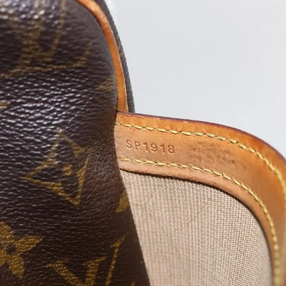 Louis Vuitton Monogram Reporter PM Shoulder Bag Brown