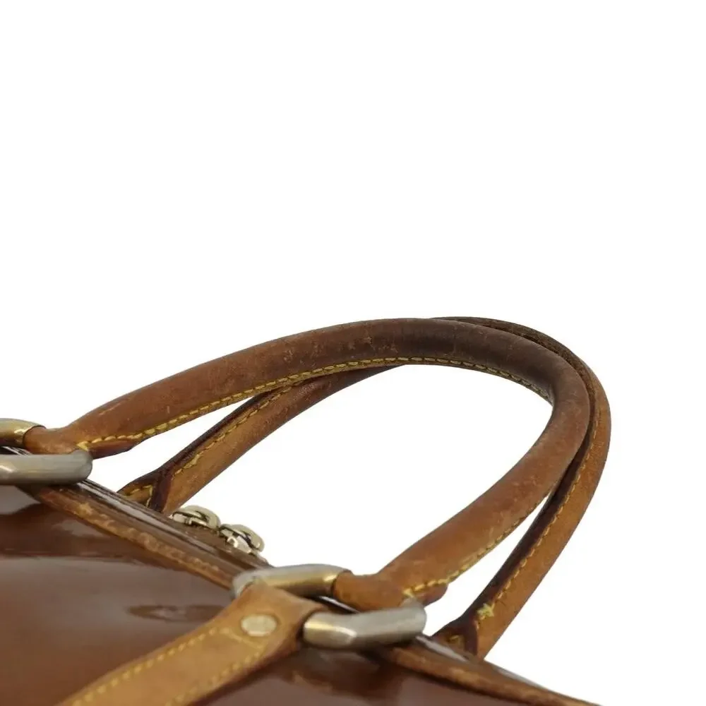 Louis Vuitton Monogram Vernis Van Damme Handbag Gold