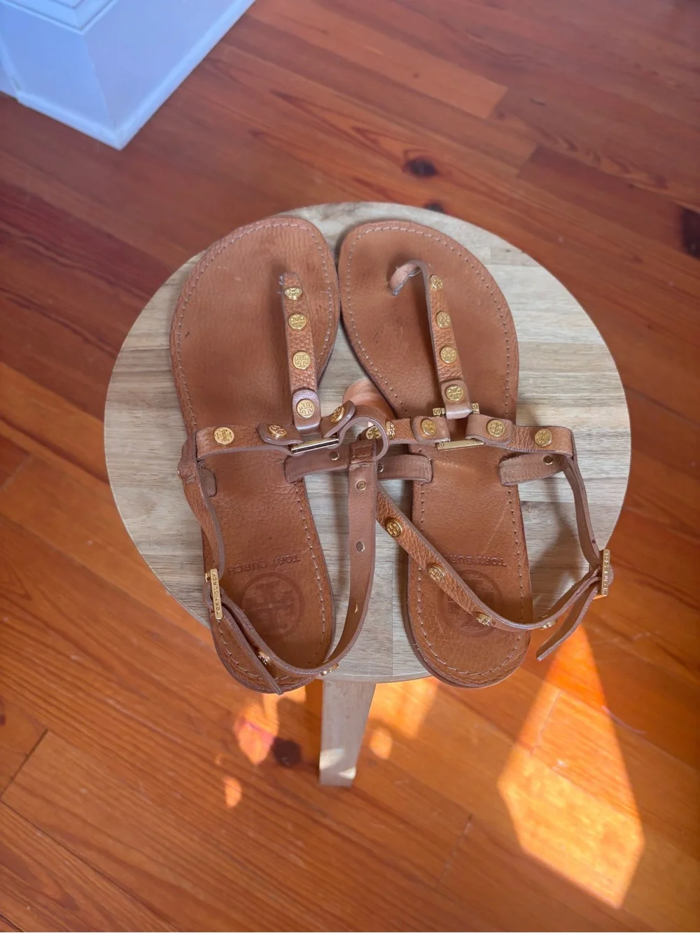 Tory Burch cognac leather